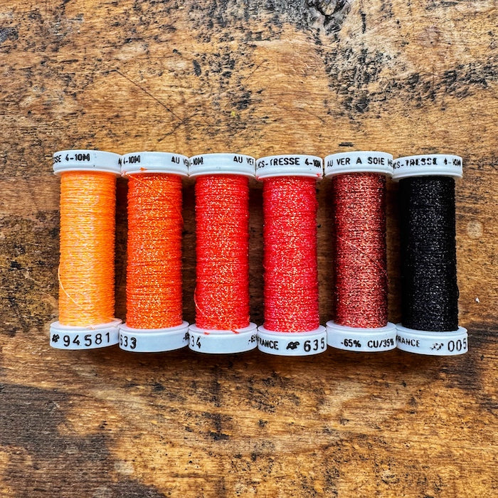 Silk Metallic Sewing Thread  - Halloween -Au ver à Soie