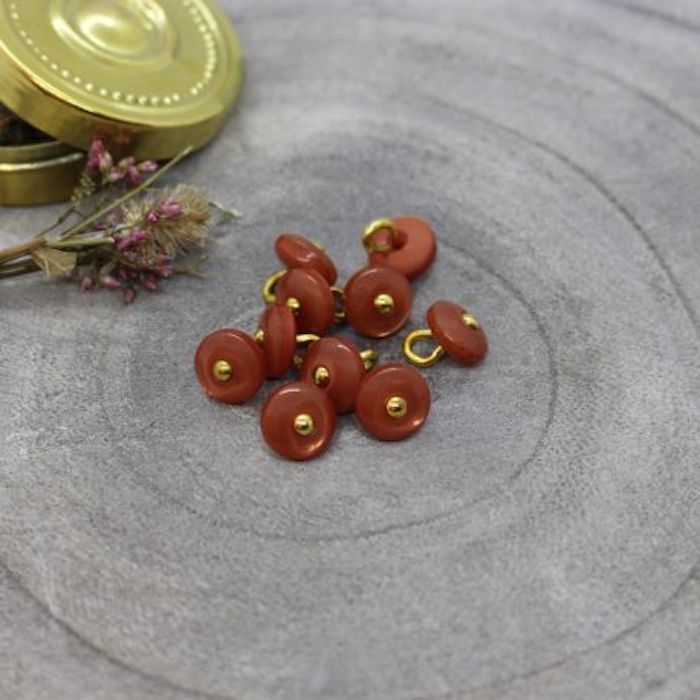 Jewel Buttons - Chestnut - Atelier Brunette