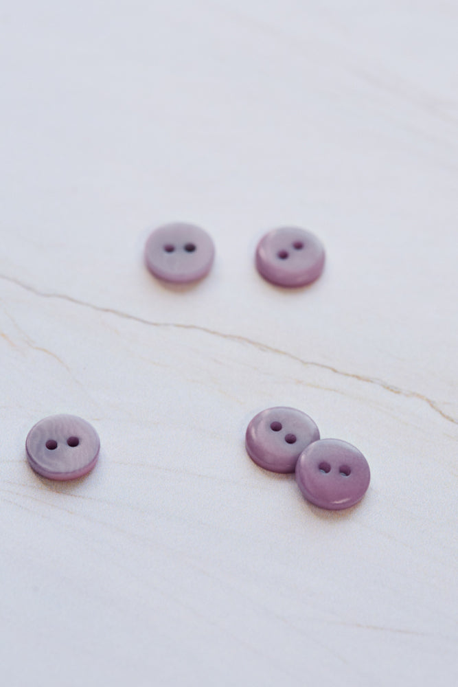 2 hole Corozo Lilac 11mm - mind the MAKER