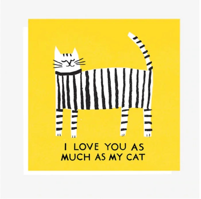 Love Cat Card - The Printed Peanut