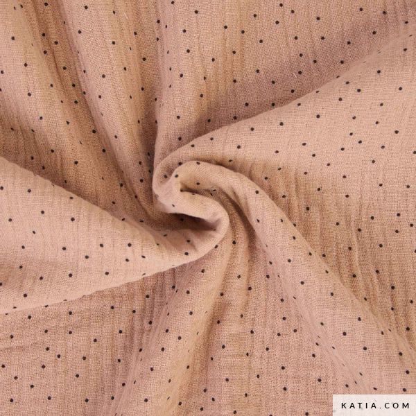Mousseline Print - Sea Lion Dots - Katia Fabric €13/m