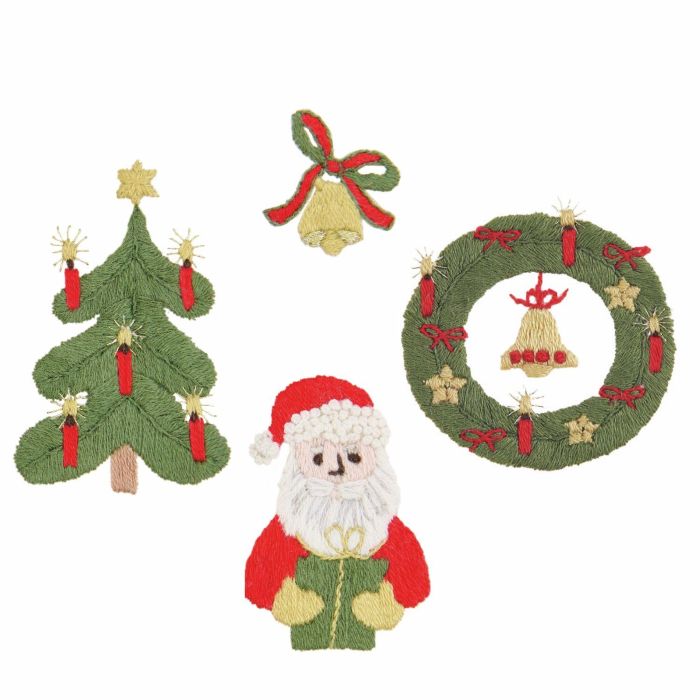 Sitck & Stitch Santa-  Embroidery kit - Rico Design
