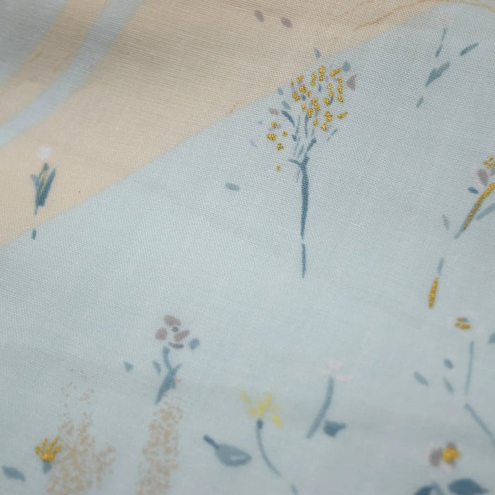 Sanga Organic Cotton, Double Gauze 1B Light Blue - nani IRO €28/m