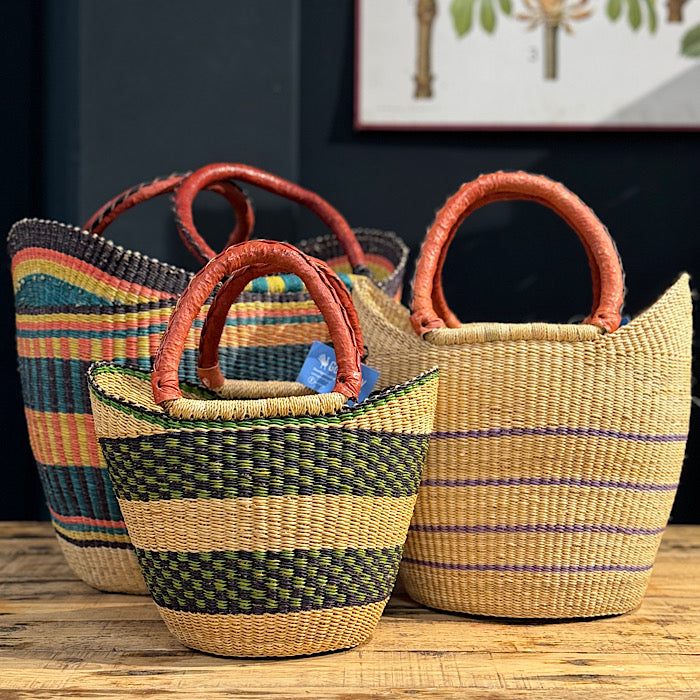 Bolga Project Basket with Handles SMALL – Gone Arty