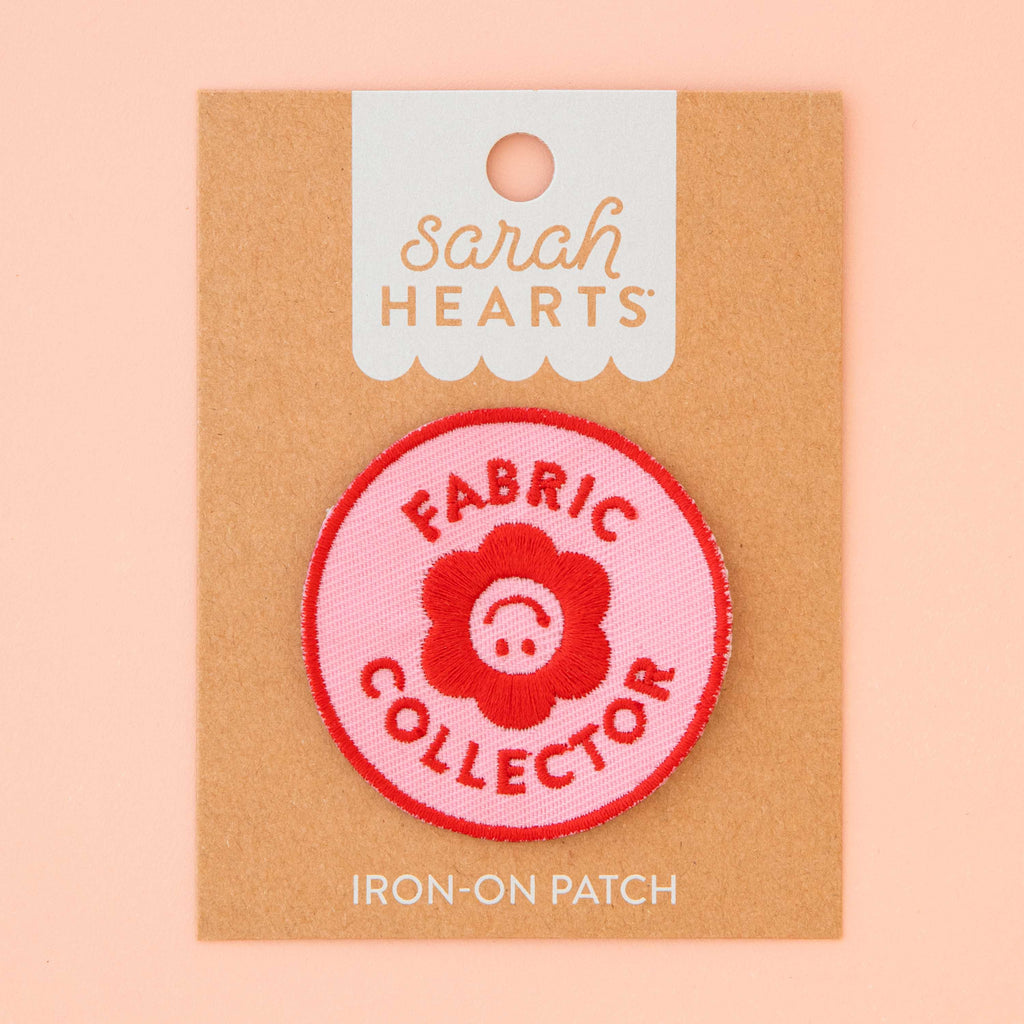 Fabric Collector Iron-On Patch - Sarah Hearts