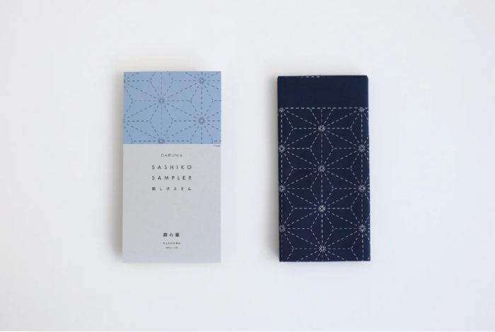 Sashiko Sampler 1202 Hemp Leaf - Daruma