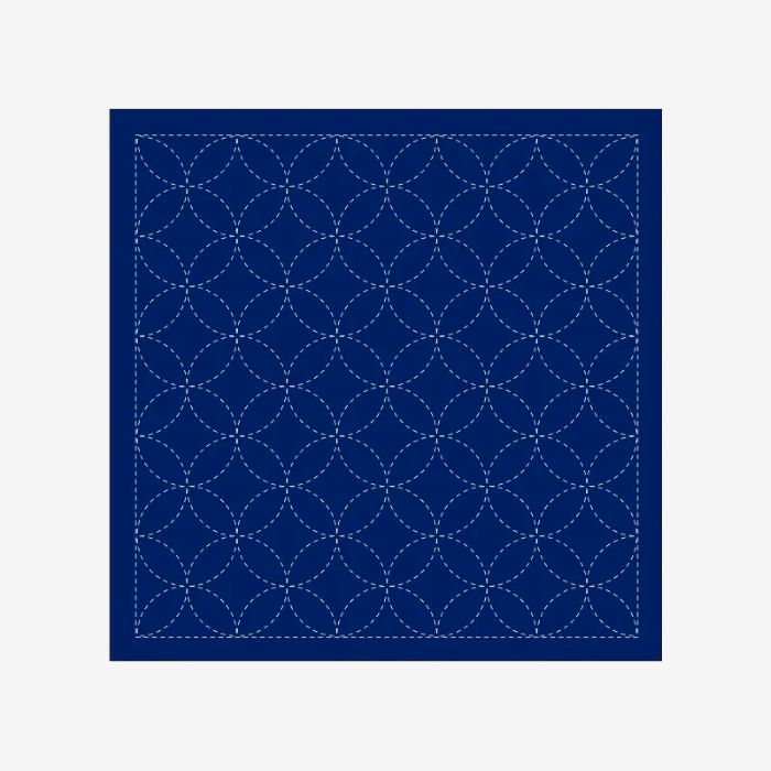 Sashiko Sampler 1203 Seven Treasures  - Daruma