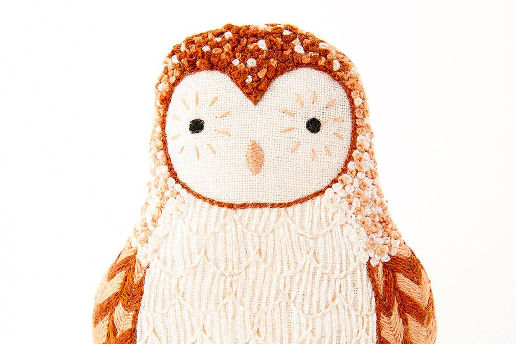 Barn Owl - Embroidery Kit-Kiriki Press