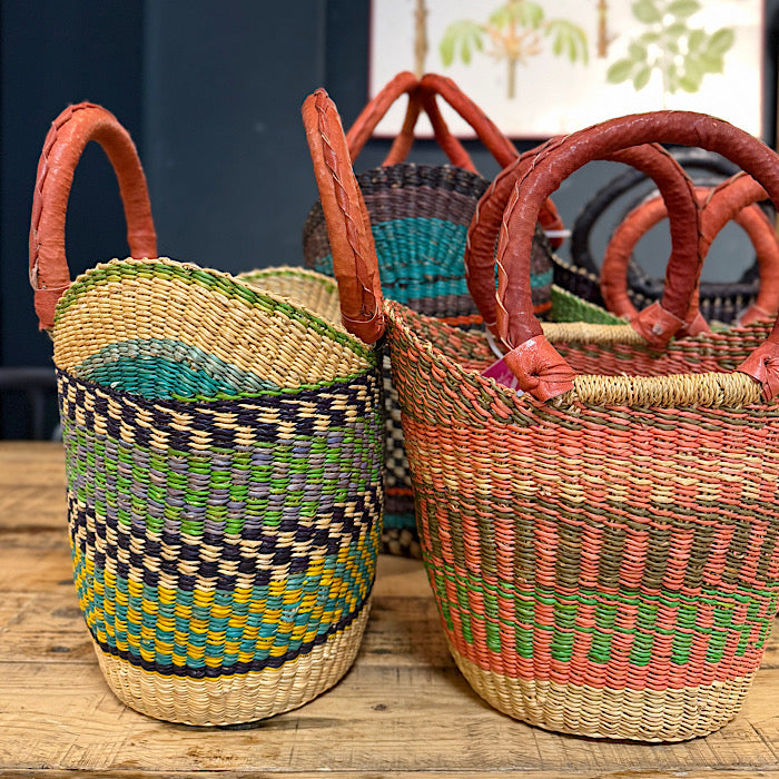 Bolga Project Basket with Handles SMALL – Gone Arty