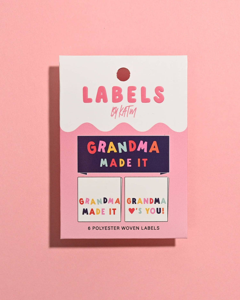 Kylie and The Machine - Grandma Made It/Grandma Loves You! Woven Labels | Case of 6 Units