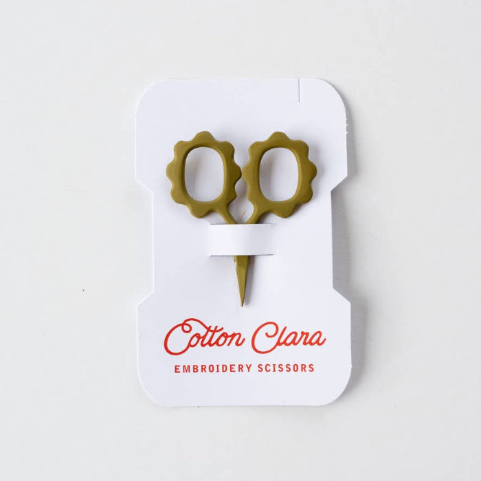 Mini Sunflower Embroidery Scissors -  Cotton Clara Craft