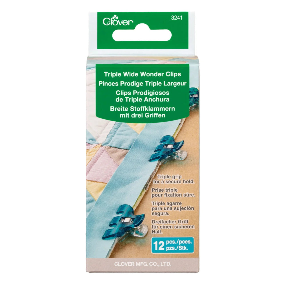 Triple Wide Wonder Clips - Clover