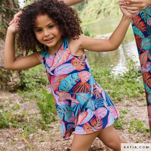Tortoise Leaves Print - Swim Fabric - Katia Fabrics €22/m