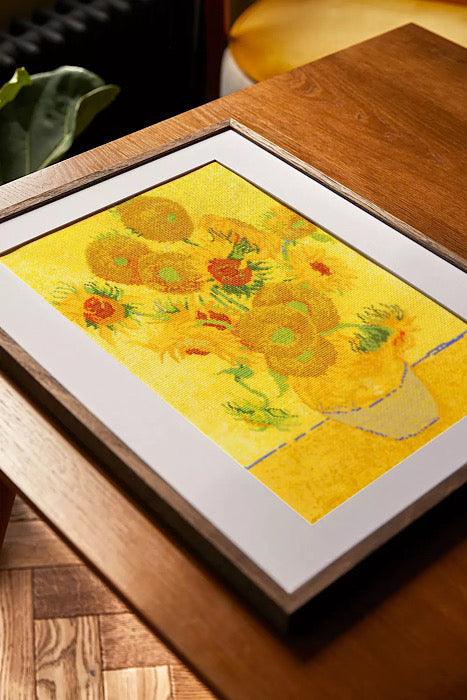 Sunflowers by van Gogh Cross Stitch Kit - DMC