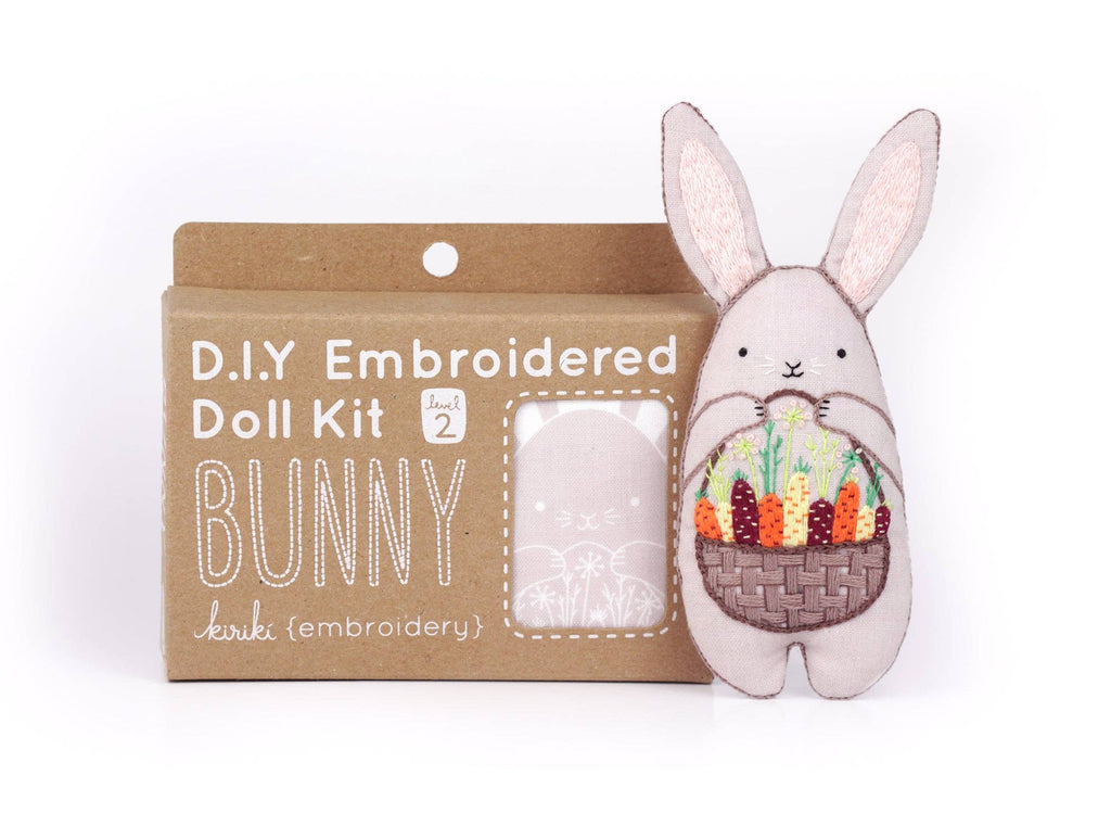 Bunny Embroidery Kit - Kiriki Press