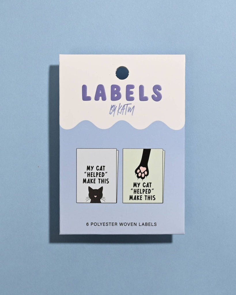 Kylie and The Machine - My Cat "Helped" Make This Woven Labels
