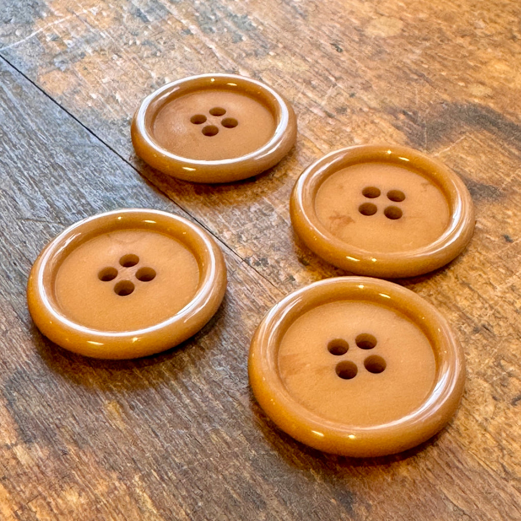 Nylon Buttons - Caramel