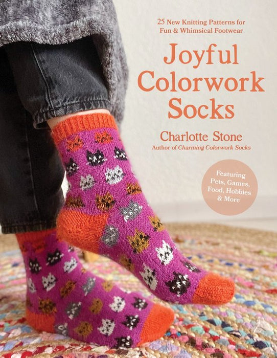 Joyful Colorwork Socks - Charlotte Stone