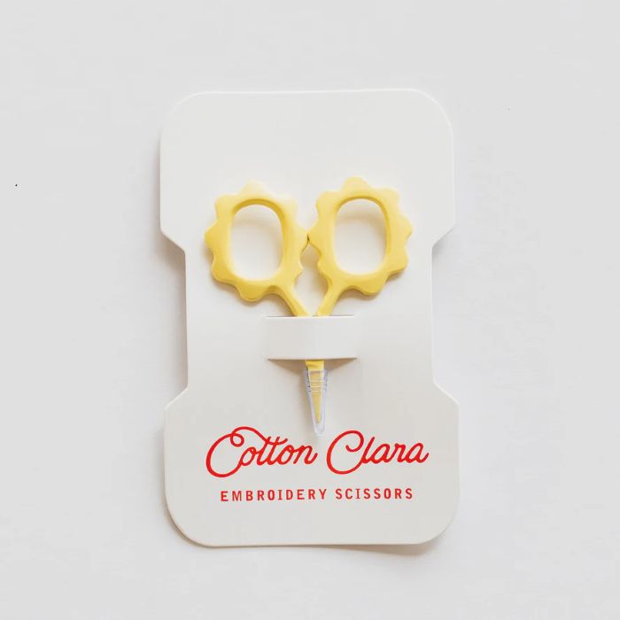 Mini Sunflower Embroidery Scissors -  Cotton Clara Craft