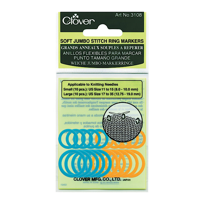 Soft Stitch Ring Markers - Clover