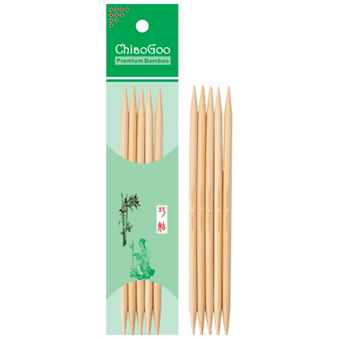 Bamboo Double Pointed Needles - ChiaoGoo
