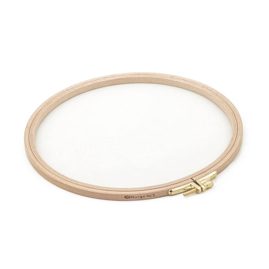 8mm (6/16") deep Beech Screwed Embroidery Hoop - Nurge