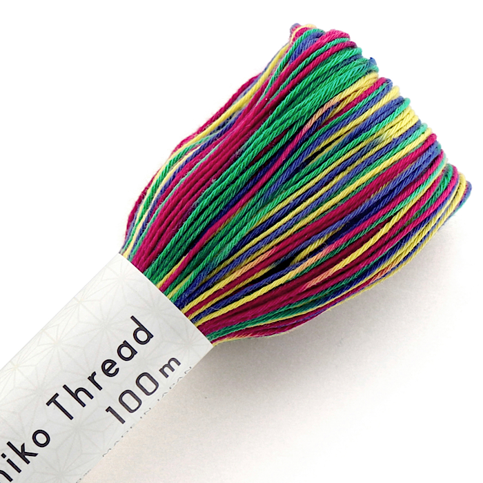 Sashiko Thread 100m Multicoloured - Olympus