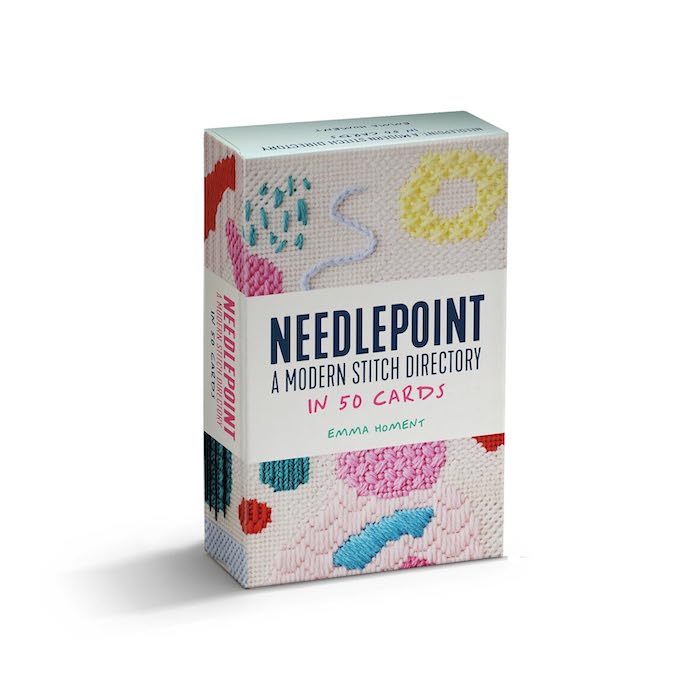 Needlepoint a modern stitch directory - in 50 Cards - Emma Homent