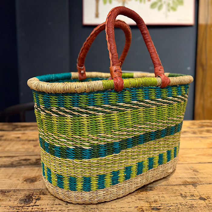 Bolga Oval Project Basket with Handles LARGE – Gone Arty