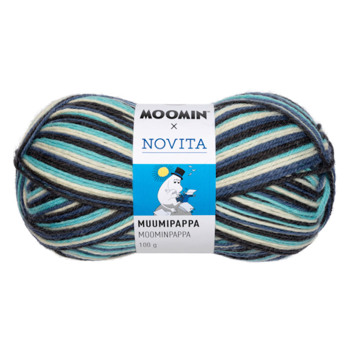 Self Striping Sock Yarn - Moomin X Novita