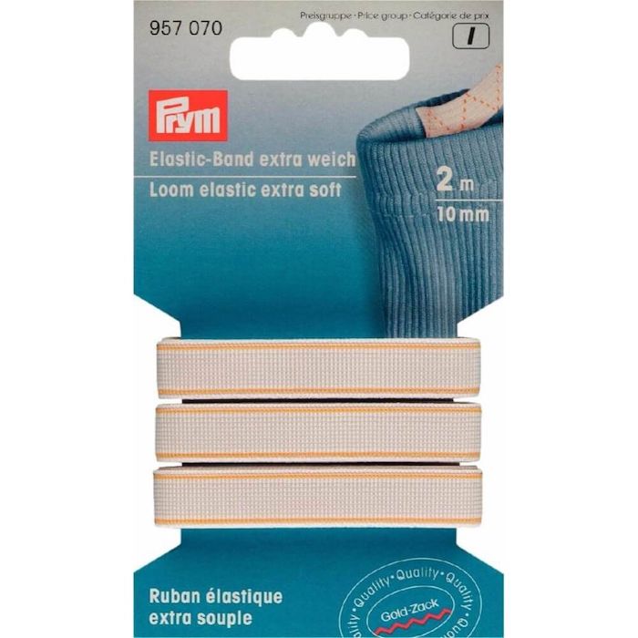 Elastic Loom Elastic Tape Extra Soft  10mm - Prym