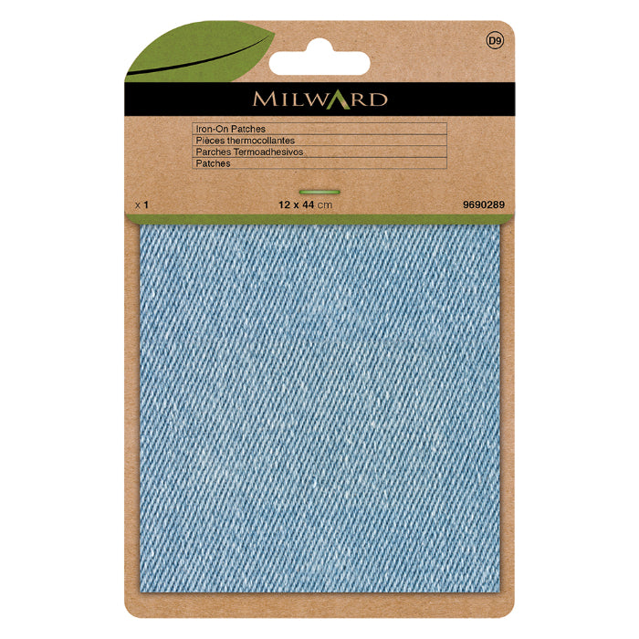 Iron On Repair Patch LIGHT DENIM - Milward