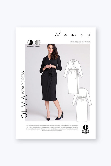 Olivia Wrap Dress - Named