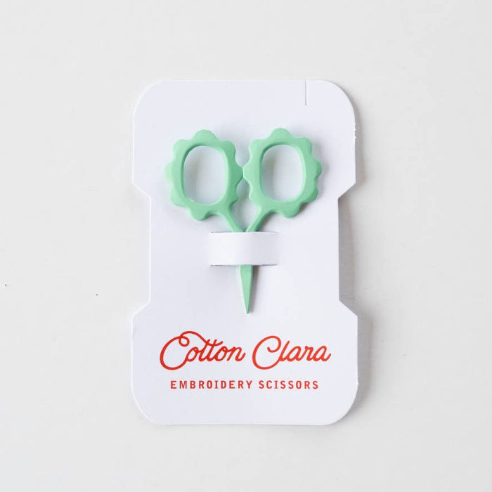 Mini Sunflower Embroidery Scissors -  Cotton Clara Craft