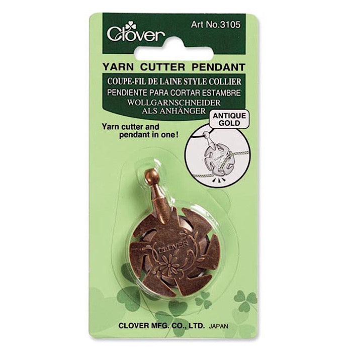 Yarn Cutter Pendant - Clover