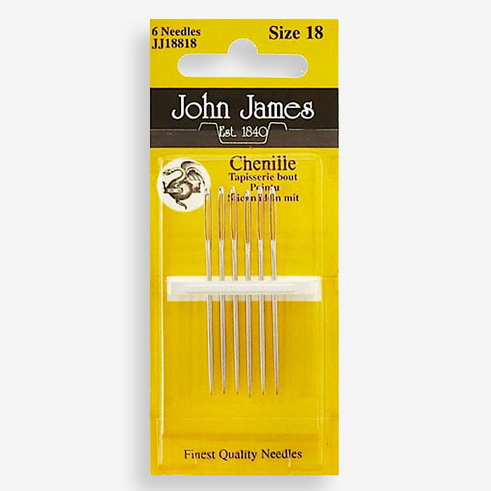 Chenille Needles Size 18 - John James