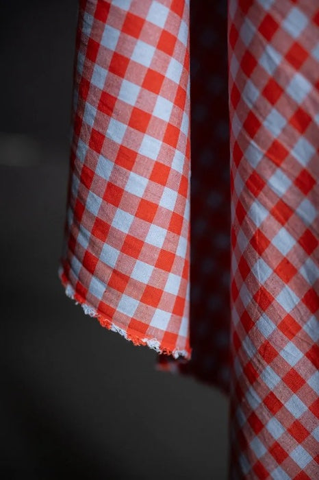 Hot Candy  -  Cotton/Linen Gingham-  Merchant & Mills €29.50pm