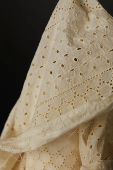 Ecru Eyelet - Natural Indian Cotton - Merchant & Mills €26.50pm