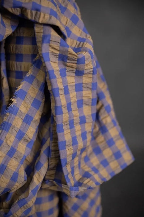 Juniper Organic Seersucker Gingham-  Merchant & Mills €20.50pm