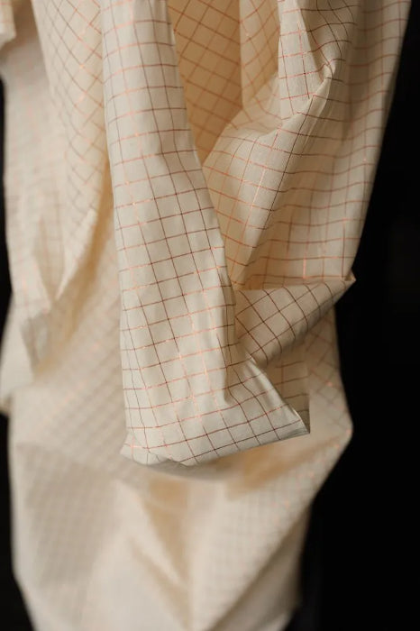 Rose Gold Check - Sheer Natural Indian Cotton - Merchant & Mills €13.00