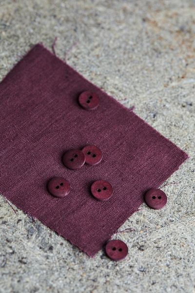 Curb Cotton Button Grape 11mm - mind the MAKER