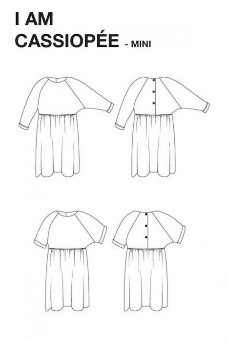 Cassiopee Mini -  I AM Sewing Patterns