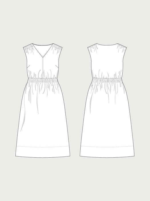 D:119 Smocked Dress - The Assembly Line
