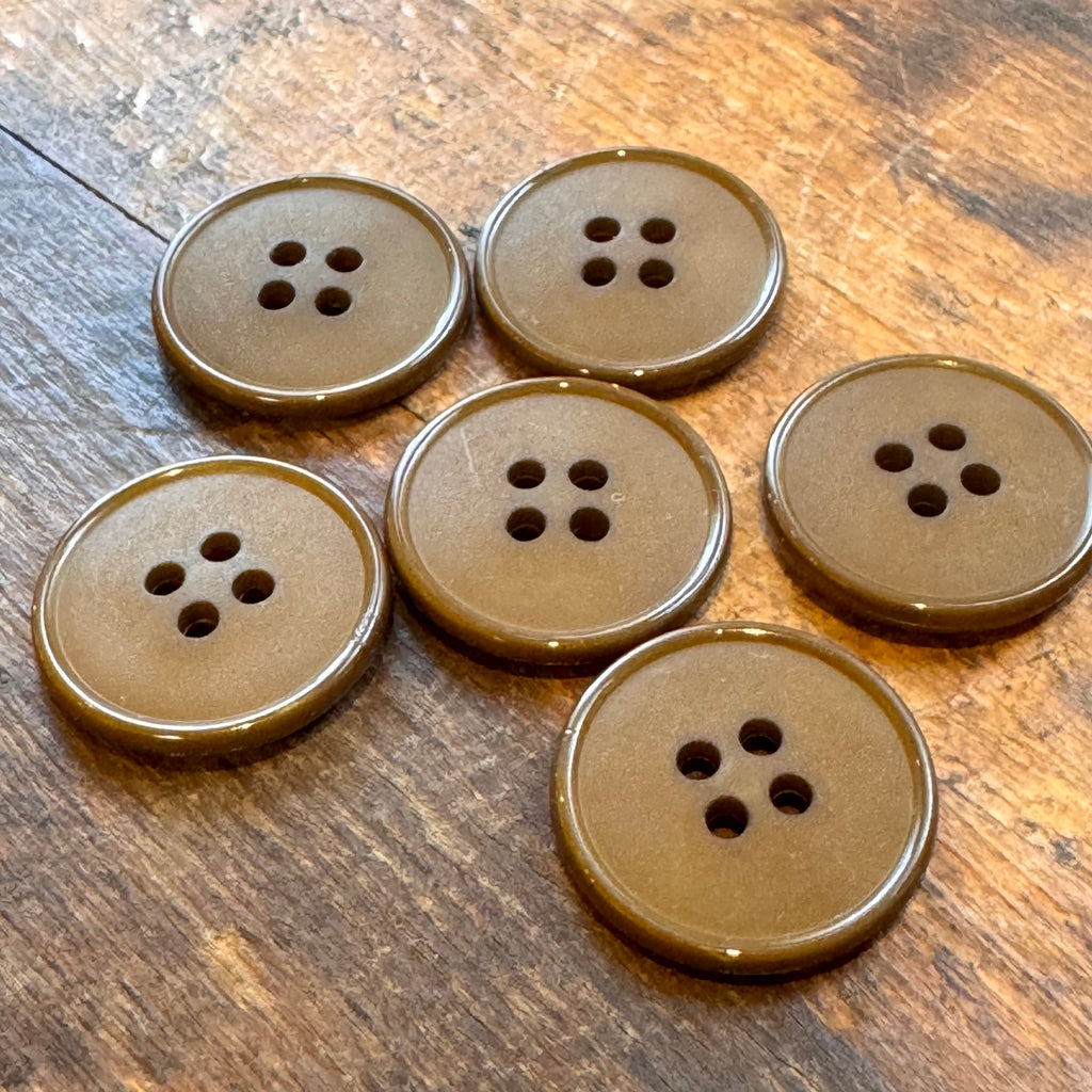 Nylon Buttons - Khaki