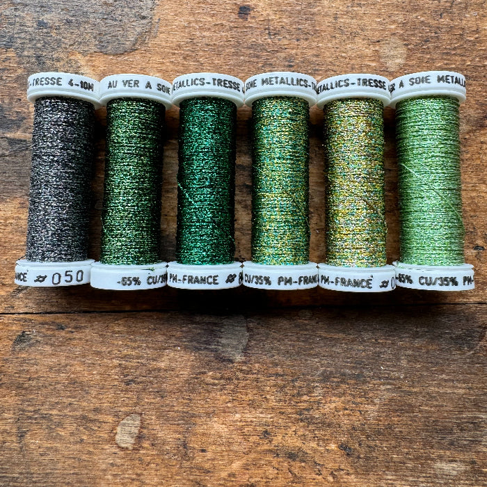 Silk Metallic Sewing Thread  - Forêt  -Au ver à Soie