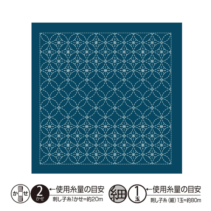 Hana-Fukin Sashiko Sampler H 2136 Nagomi Shippoutsunagi - Olympus