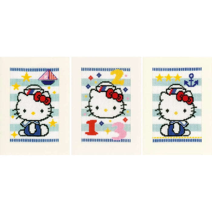 Hello Kitty Marine II greetings Cards- Hello Kitty