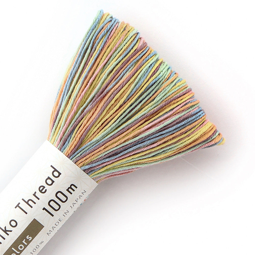 Sashiko Thread 100m Multicoloured - Olympus