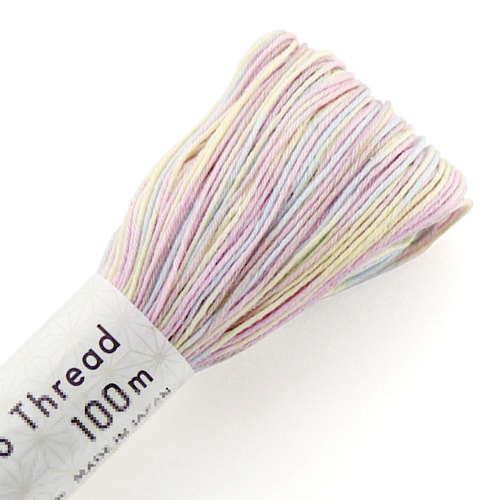 Sashiko Thread 100m Multicoloured - Olympus