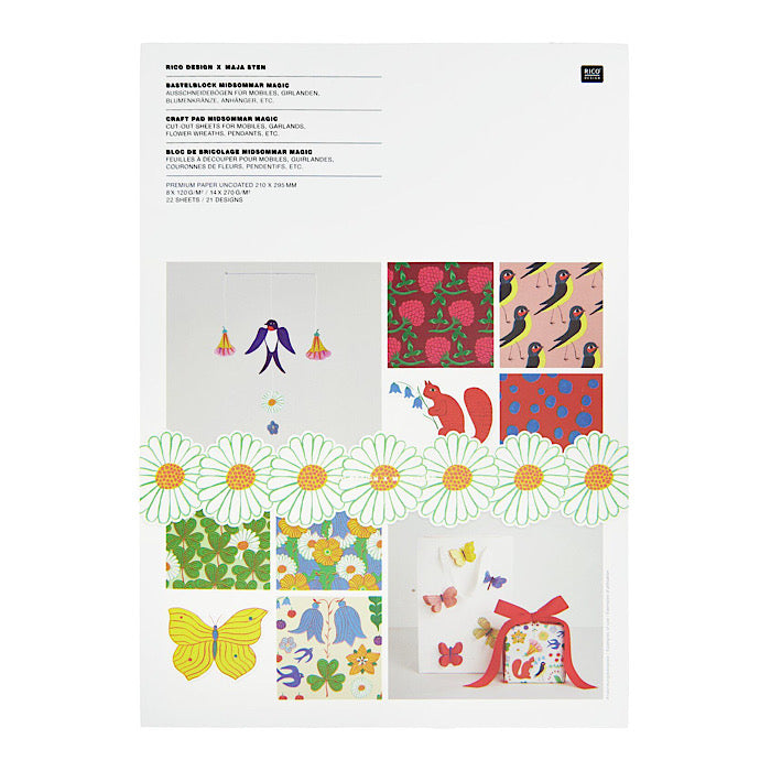 Midsommar Magic Craft Paper Pad - Rico Design